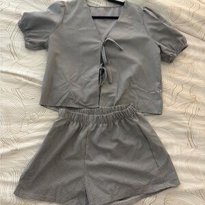 Matching Gingham Set (medium)